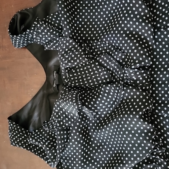 White House Black Market polka Dot Dress - Picture 8 of 8